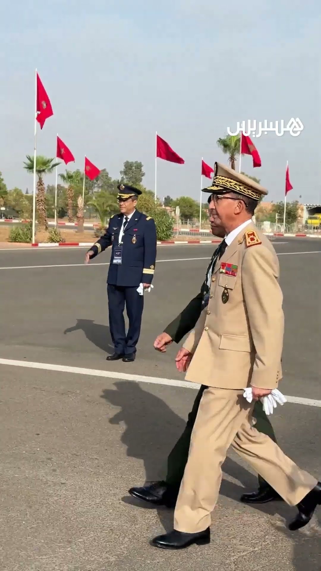 وصول الوفود الرسمية إلى المعرض الدولي للطيران بمراكش