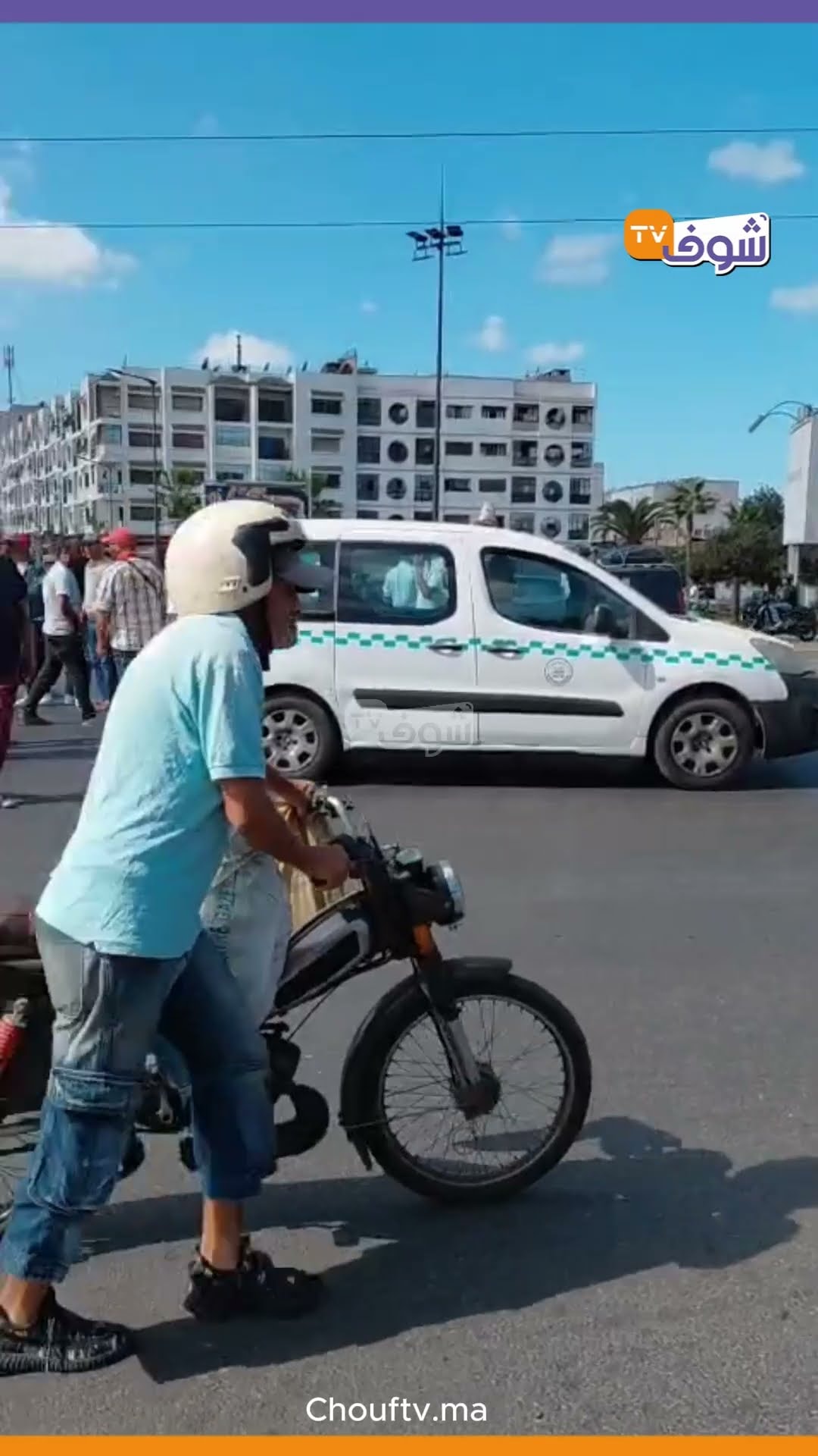 اصحاب الطاكسيات في وقفة أخرى بالدار البيضاء